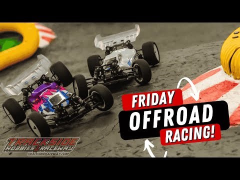 1/10th Scale Indoor Offroad RC Racing | Trackside Raceway Wisconsin | RC Cars, Jumps & Action!