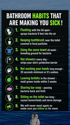 9 Bathroom Habits That Could Be Making You Sick 🚽⚠️ | Stop These!