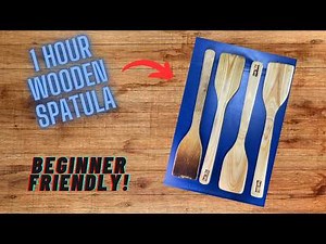 Making a Wooden Spatula in Under an Hour | Easy Woodworking Project