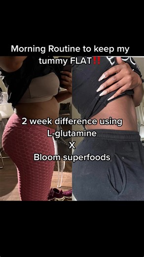 Morning Cocktail for a Flat Tummy with L-Glutamine