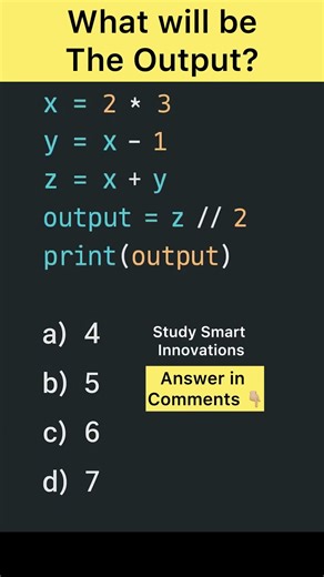Find the output of this python code #python #coding #shorts