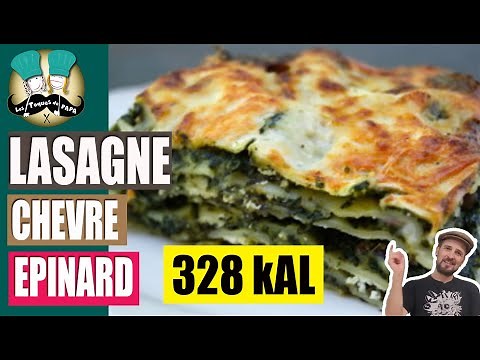 GOAT CHEESE AND SPINACH LASAGNA