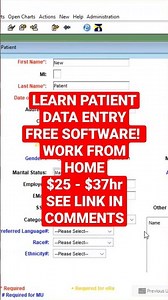 Fast Track into Healthcare! Learn EMR and EHR with Me Entering Patient Data