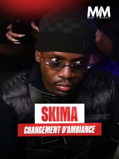 Le regard de Skima, il voulait abbatre 🥵 Crédits : Skyrock FM #rap #rapfr #rapfrancais__ #midiminuit #skima