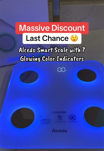 Alcedo Smart Scale with 7 Color Indicators