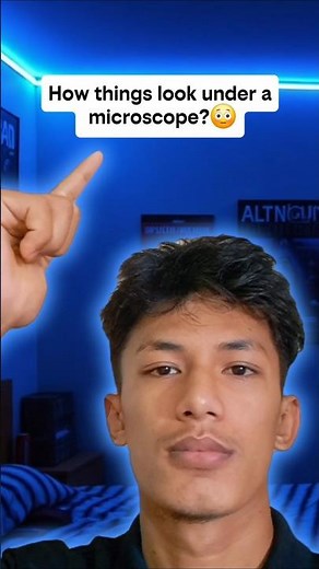 How things look under a microscope?😳