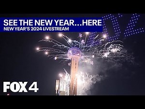 WATCH: Dallas New Year's Eve Fireworks and Drone Show | FOX 4