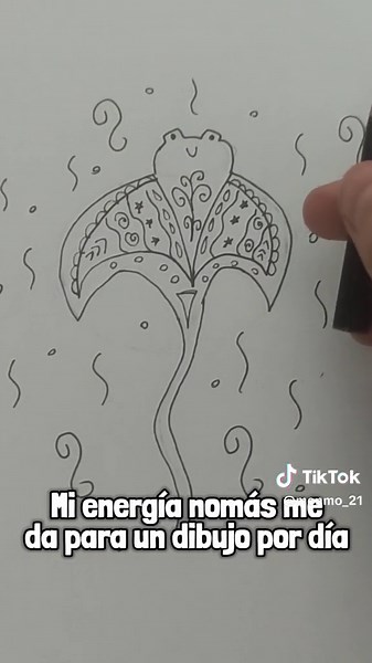 Intentando Dibujar una Mantarraya Tutorial original: @Plong ✨ . . #dibujo #dibujar #tutorial #tutorialdibujo #dibujos #intentandodibujar #arte #art #drawing
