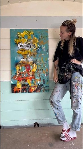 Must watch! SIMPSONS! 👀💕 #art #artist #painting #artscraft