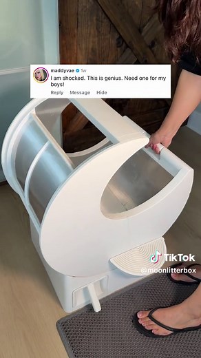 Moonbox automatic litter box: final design refinements (September)