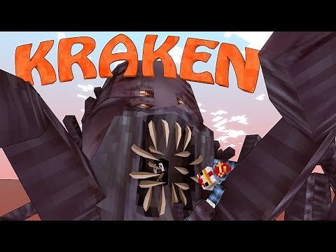 Minecraft | WORM KRAKEN BOSS Mod Showcase! (ORESPAWN MOD, KRAKEN MOD)