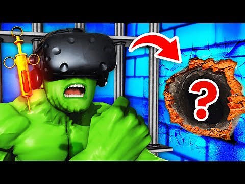PRISON BREAK As THE INCREDIBLE HULK In VR (Funny Prison Boss VR Gameplay)