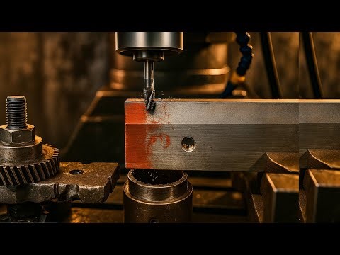 Precision CNC Vertical Milling Machine in Action