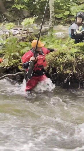 Paddle Saved! Not only were these paddlers able to save this Stikine but it is still intact and ready for the next ride. This all took place on Rilska River in Western Bulgaria. We exchanged messages with Neven Dilkov who captured the video. He had this to say, "Nothing from what you see was staged. 5 of us were running this beautiful river. This was one of the most challenging sections. Valentin was before me and when I arrived in this place I already only saw the paddle sticking out in the mid