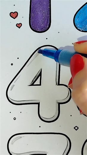 colorandcualma on Instagram: "Guárdalo si te gustó 💙#drawing #satisfying #dibujo #colorear #glitter"