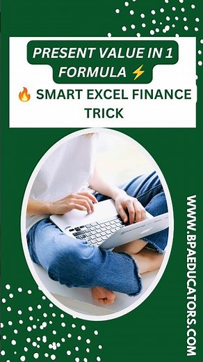 Calculate Present Value in Excel Instantly ⚡ | PV Function Explained 🔥My boss was calculating