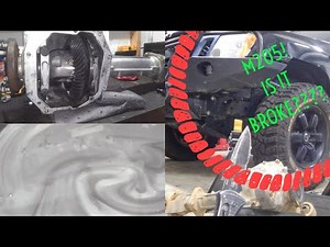 2010 NISSAN XTERRA M205 FRONT DIFFERENTIAL REMOVAL