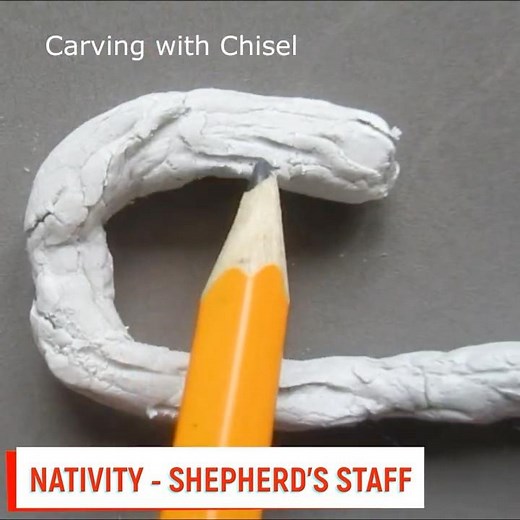 Nativity - Shepherd's staff/crook DIY / nativity figures diy