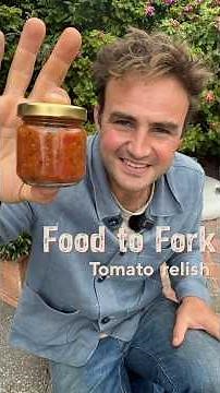 Homemade tomato relish recipe 🍅