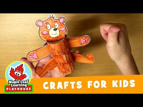 Happy Bear Craft for Kids | Maple Leaf Learning Playhouse