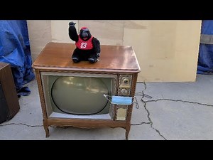 Zenith Roundie Color TV Resurrection 25MC33 1965 Television Repair 4K