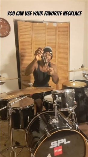 (Drum hack) How to get a sizzle sound from your ride cymbal... 🥁