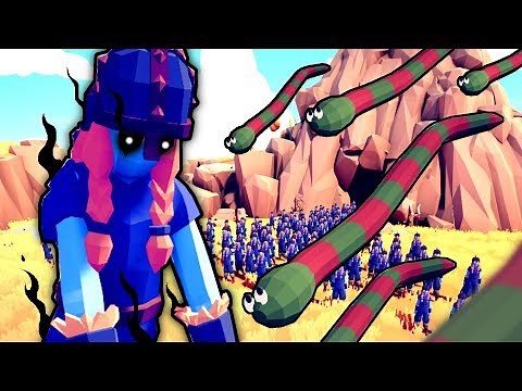 SECRET CAVE ZOMBIES vs 1000 SNAKES - the ULTIMATE battle in TOTALLY ACCURATE BATTLE SIMULATOR (TABS)