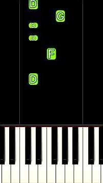 Crazy Frog - Axel F | EASY Piano Tutorial #Shorts