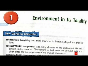 Environment in its totality Video Lecture - CTET and State TET