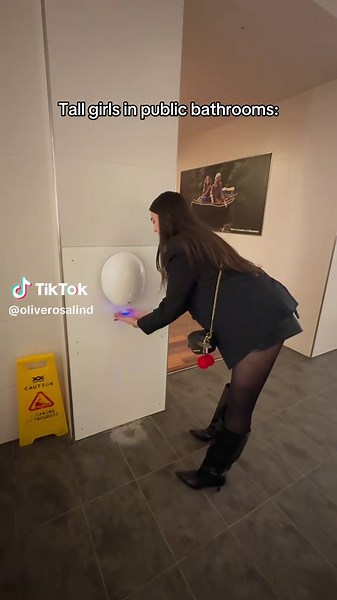 Tall Girls and Hand Dryers: A Hilarious Encounter