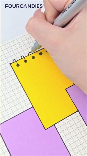 Yellow and purple sticky notes for your to-dos 💛💜