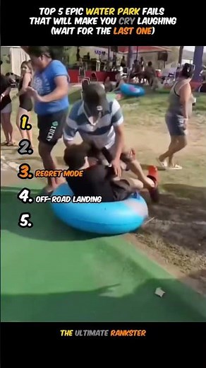 Top 5 Water Park Moments That Went Completely Wrong #shorts #fails #viral