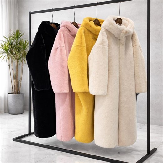 Long Winter Teddy Coat - Etsy