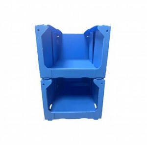 [Hot Item] Stackable Corrugated Plastic Warehouse Storage Bins