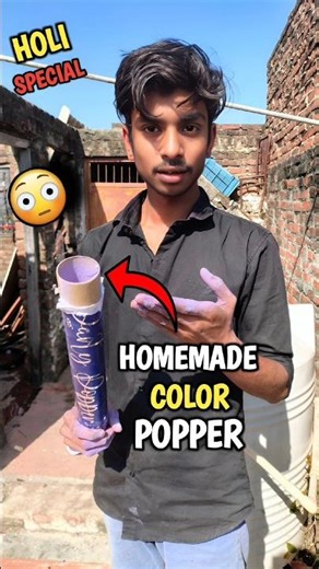 Gulal vala party popper 🤯|| #shorts