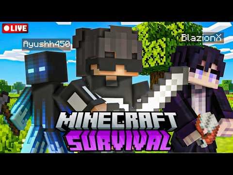 Minecraft Survival LIVE 🔴 With Subscribers | Join Now! SMP Fun, Grinding & Chill Stream