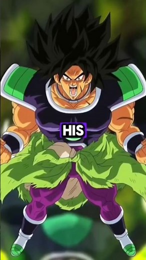 How Broly Used Oozaru Power WITHOUT a Tail #dragonball #goku #vegeta #dbs #anime