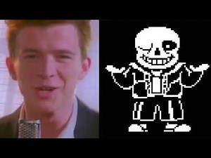 Rickroll but it's Megalovania