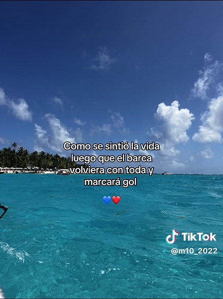 Feliz por la victoria del Barcelona y el regreso del Barça