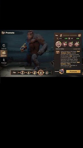 How to upgrade King Kong ! #doomsdaylastsurvivors #gaming #trending #beasts #kingkong #guide