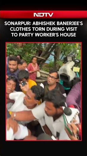 Sonarpur: Abhishek Banerjee's Clothes Torn During Visit to Party Worker's House