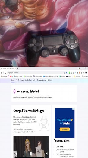 Prueba si tu CONTROL tiene FALLAS en gamepad-tester.com Funcciona con TODOS los Mandos USB #tutoriales #mandos #ps4 #xboxone #reparaciones #ps5