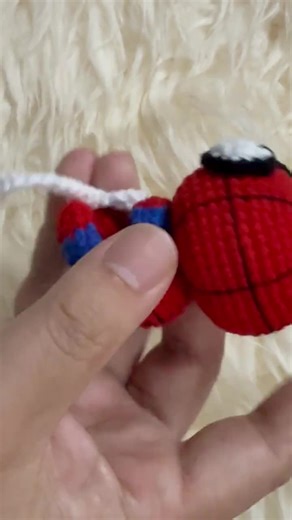 Spider-man Keychain - Crochet Bag Charm, Superhero Gift, Marvel Fan Art - Etsy