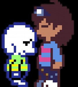 Merch Frisk Sprite Sheet