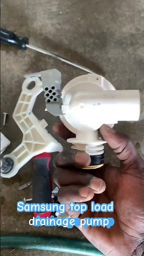 Samsung top load washer drainage pump replacement