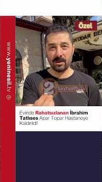 Ibrahim Tatlıses, who fell ill at home, was rushed to the hospital!