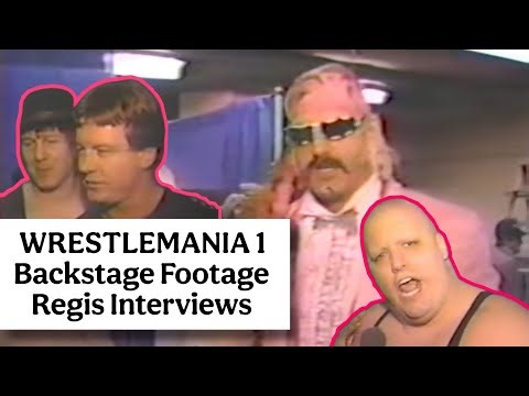 WRESTLEMANIA 1 backstage Footage behind the scenes archive interviews 1985 Roddy Piper, Bundy, WWE