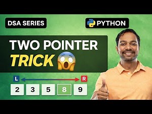 Two Pointer Technique Explained | DSA Patterns for Interviews in Telugu