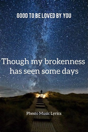 Good to be loved by you lyrics by Chris Tomlin #gospel