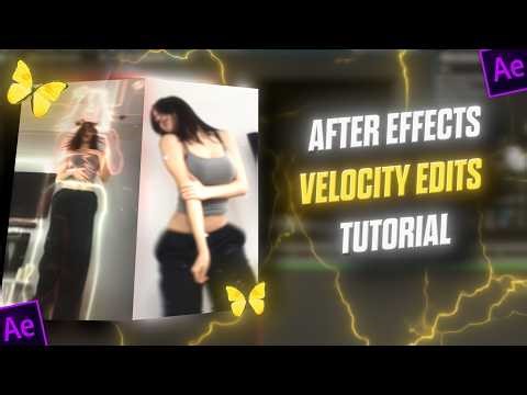 "How to Make ULTRA SMOOTH Velocity Edits | After Effects Full Guide (Basic to Pro)"